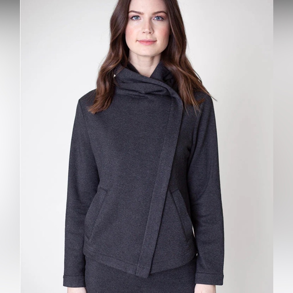 Buki Collection Seattle Women’s Dakota Hoodie Sweatshirt Jacket Gray Size Large